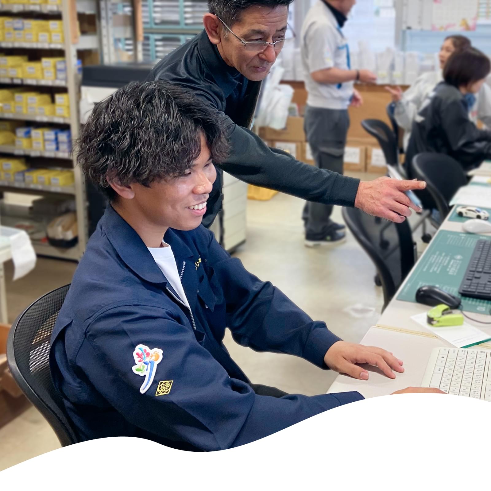仕事を通じて得られる<br>“信頼”と“自己成長”。